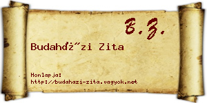 Budaházi Zita névjegykártya